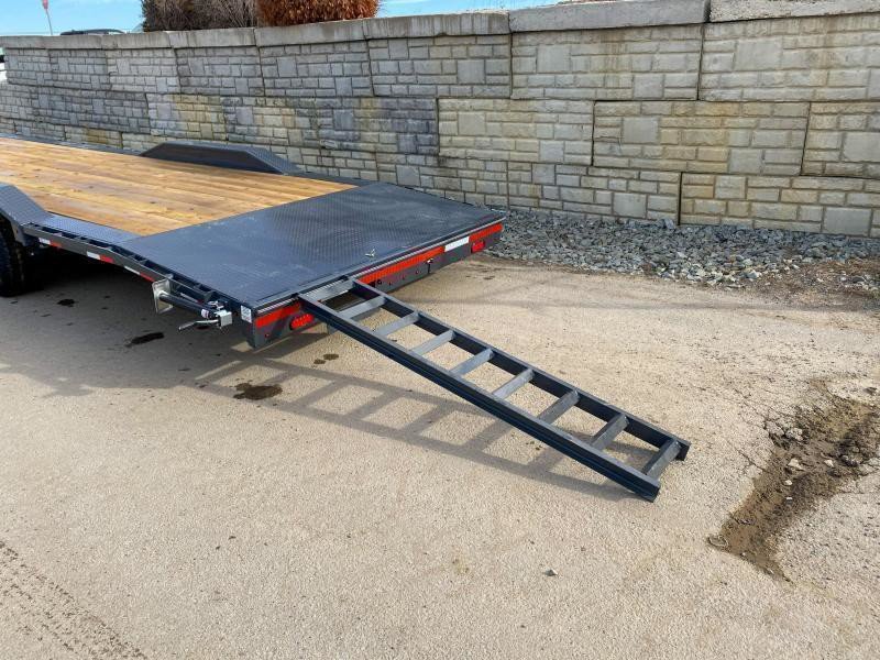2026 Lamar Trailers 14000 GVW 7x28 14000# Car Hauler Trailer - frame and coupler detail