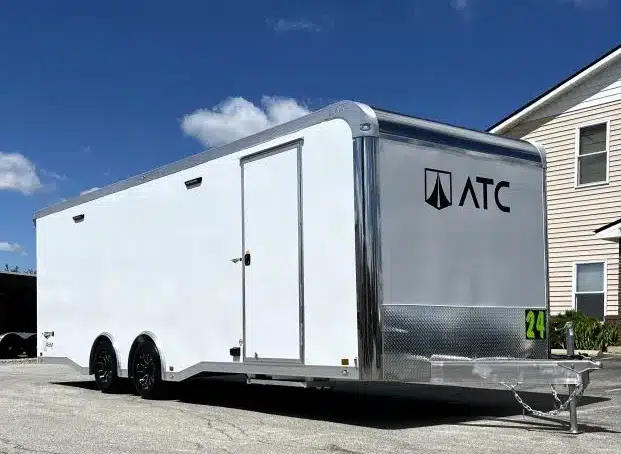 Enclosed ATC Car Trailer 2025 24ft. Aluminum ROM 450 w/Large Escape Door 4874