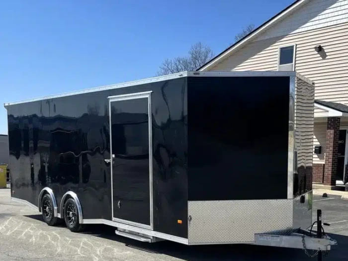 Enclosed Car Hauler 2026 24ft. Aluminum Blaze w/Finished Interior & Aluminum Wheels 0879
