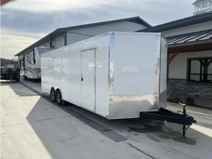 2026 Quality Cargo 8.5x20 Enclosed Car Hauler Trailer 7000# GVW - front view