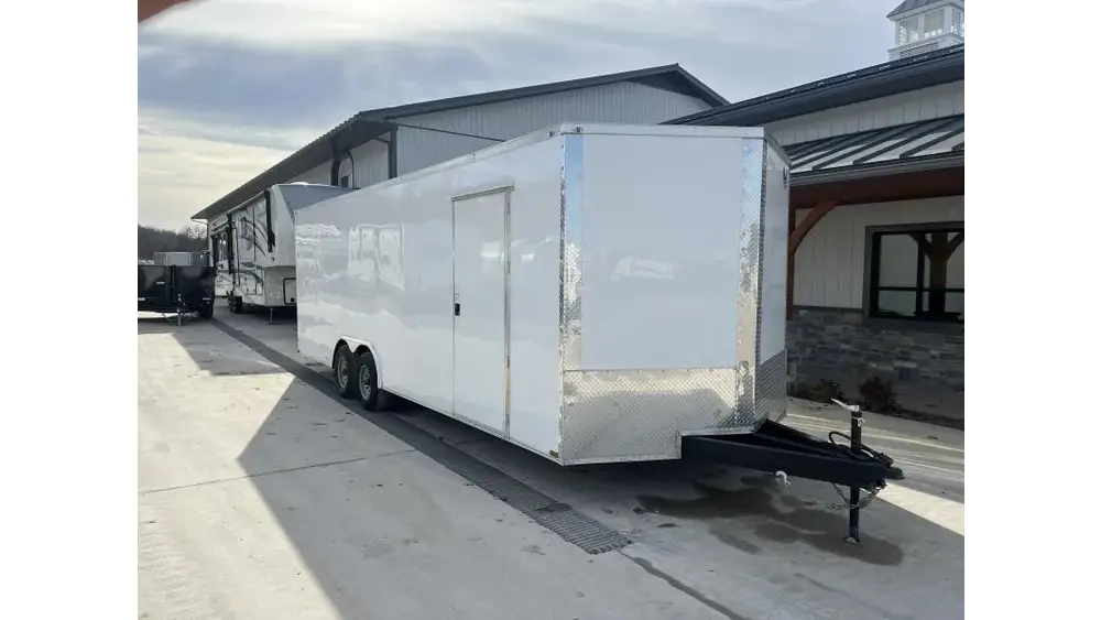 2026 Quality Cargo 8.5x20 Enclosed Car Hauler Trailer 7000# GVW - front view