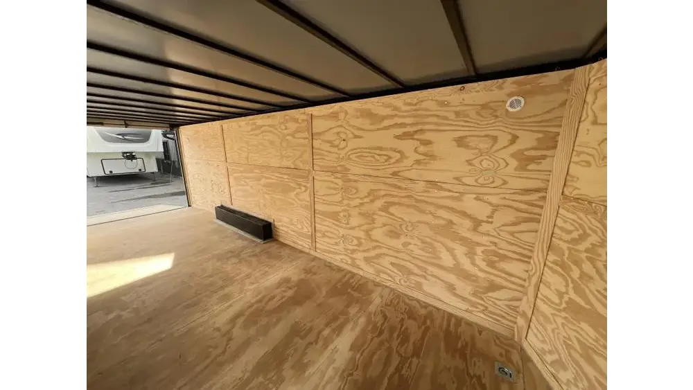 2026 Quality Cargo 8.5x20 Enclosed Car Hauler Trailer 7000# GVW - control and cab detail 2