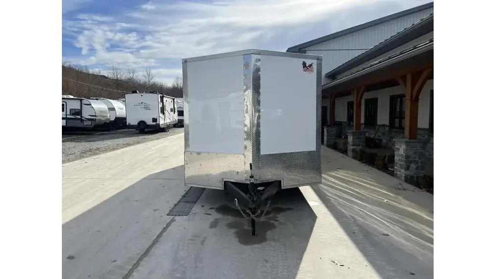 2026 Quality Cargo 8.5x20 Enclosed Car Hauler Trailer 7000# GVW - undercarriage detail