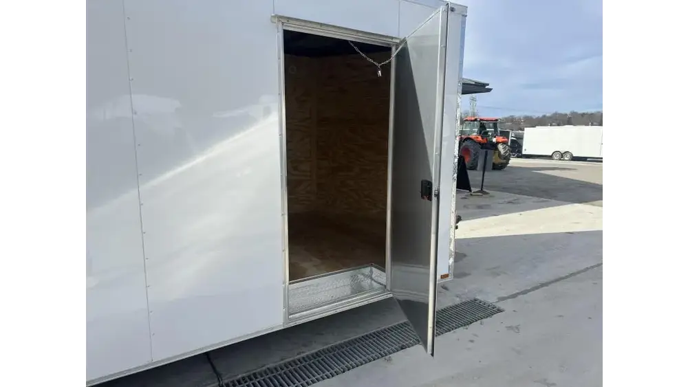 2026 Quality Cargo 8.5x20 Enclosed Car Hauler Trailer 7000# GVW - wheel and axle detail
