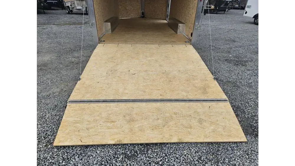 2026 E-Z Hauler Enclosed Trailer - frame and coupler detail
