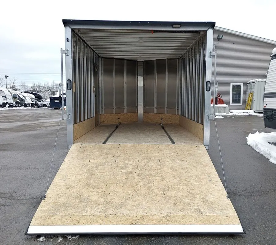2024 Mission Trailers 101×12 Aluminum 2 Place Crossover 3.0 w/Side X Side Pkg, Rear Canopy
