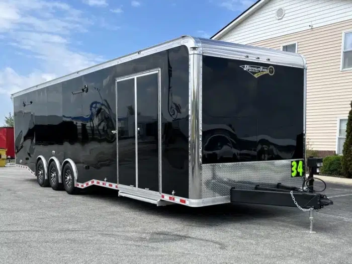 Enclosed Car Trailer 2025 34′ Haulmark Edge w/Wide Rear Opening & Premium Stereo System #9530