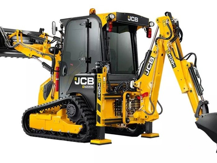 JCB Backhoe - front view