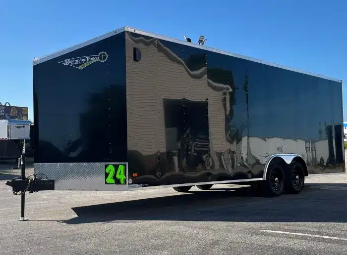 Enclosed Car Hauler 2026 24ft. Hero w/Heavy Duty Ramp Door & 7ft. Interior 0940