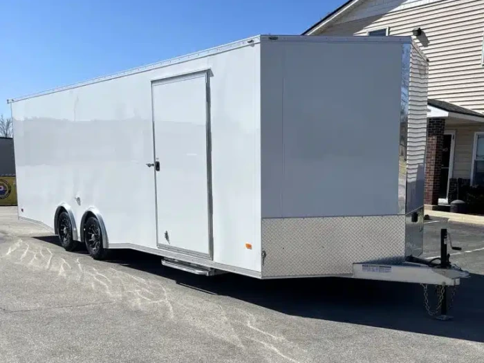 Enclosed Car Hauler 2026 26ft. Aluminum Blaze w/Finished Interior & Aluminum Wheels 1042