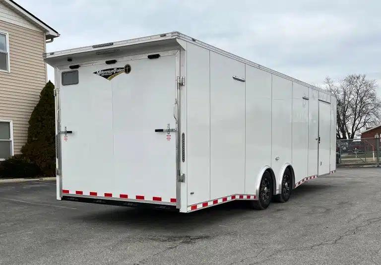 Enclosed Car Hauler 2026 28ft. Extreme w/6K Torsion Spread Axles, Finished Interior w/Cabinets & Alum. Wheels 0592